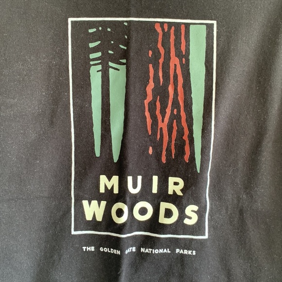 NWOT Muir Woods graphic t-shirt Black size small - Picture 2 of 4